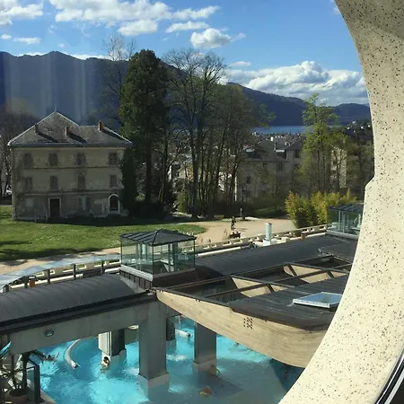 Apartmán Beau T3 Avec Vue Parc Et Dent Du Chat, Pour 3/4 Pers, Avec Terrasse Et Wifi - Fr-1-555-88 Aix-les-Bains